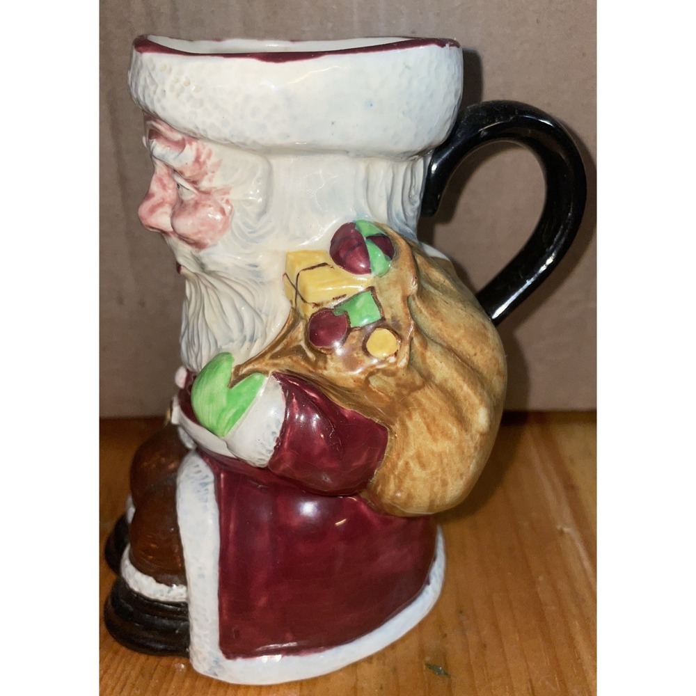Crown Devon Vintage Santa Claus Mug Made In England A288 - Picture 2 of 8